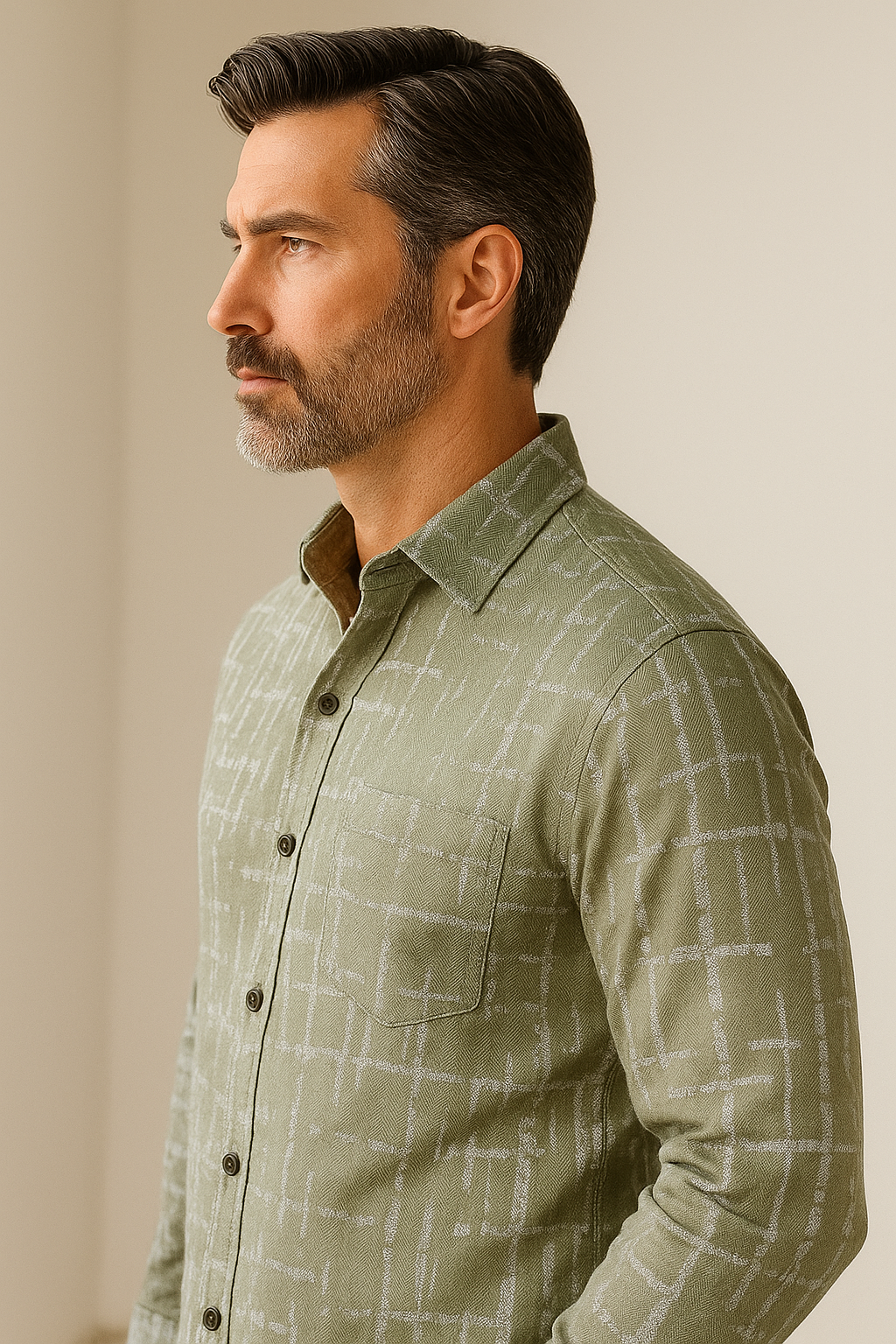 rocck’z men’s premium printed casual shirt - 26244