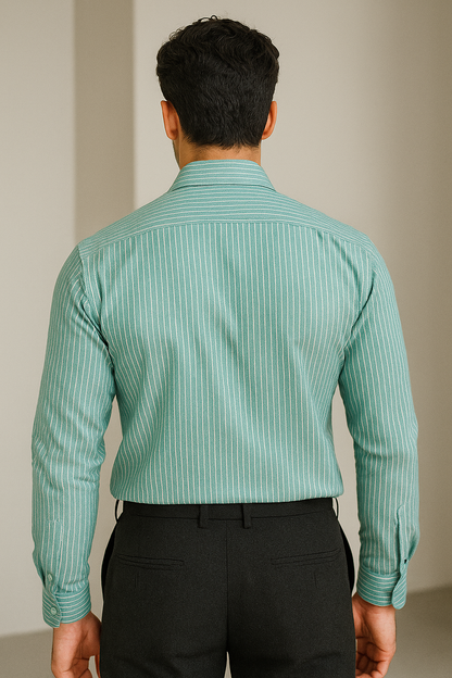 ROCCK’Z Men’s Striped Formal Shirt - 26322