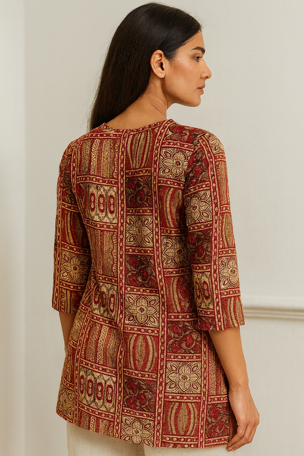 women’s ethnic printed multicolor boho pattern - 26062