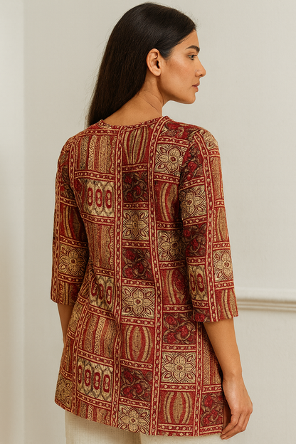 Women’s Ethnic Printed Multicolor Boho Pattern - 26062