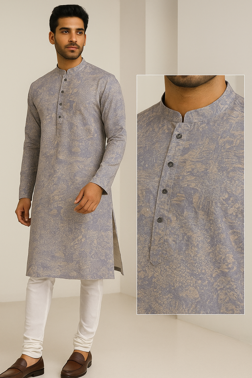 elegant sequence stone work kurta - 26401