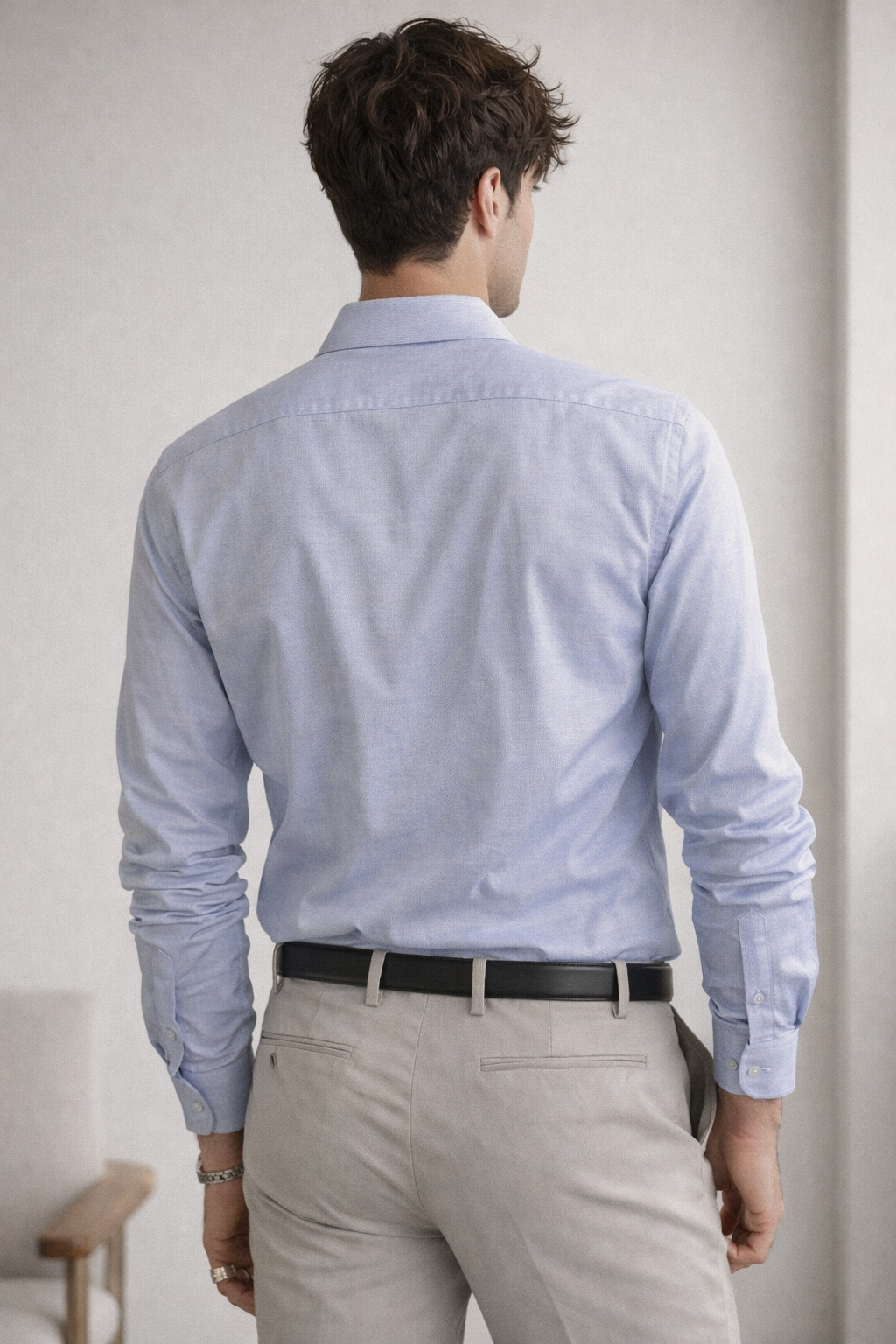Light Blue Premium PHPL Formal Shirt for Men - 01