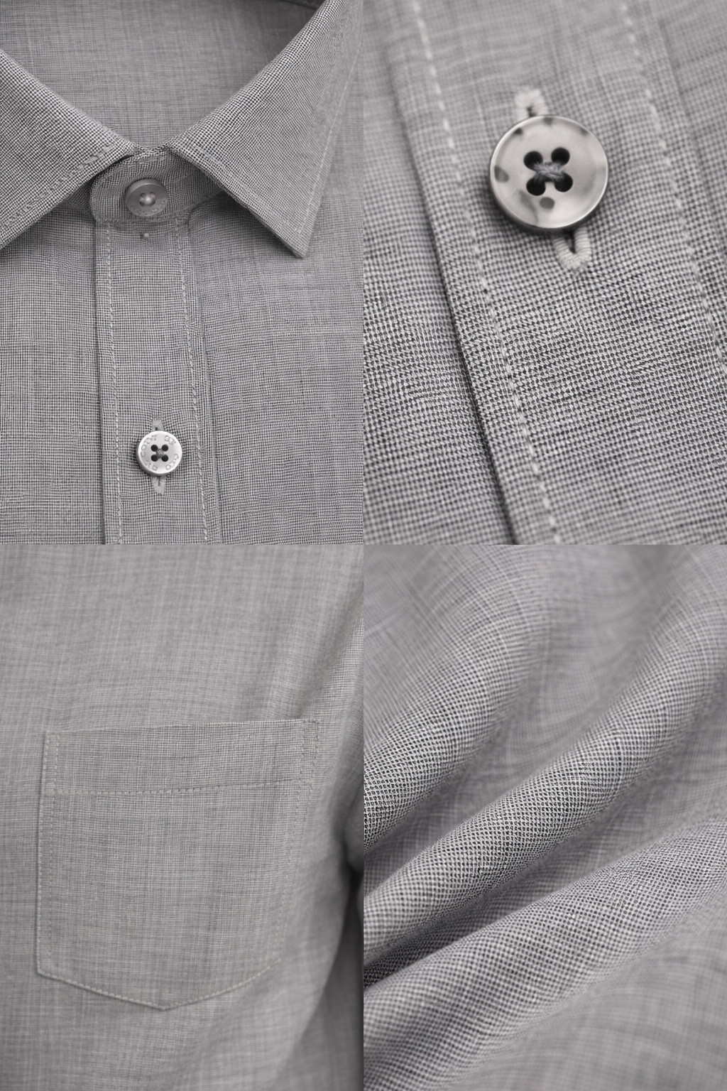 Men’s Premium Grey plain PHPL Formal Shirt – 12