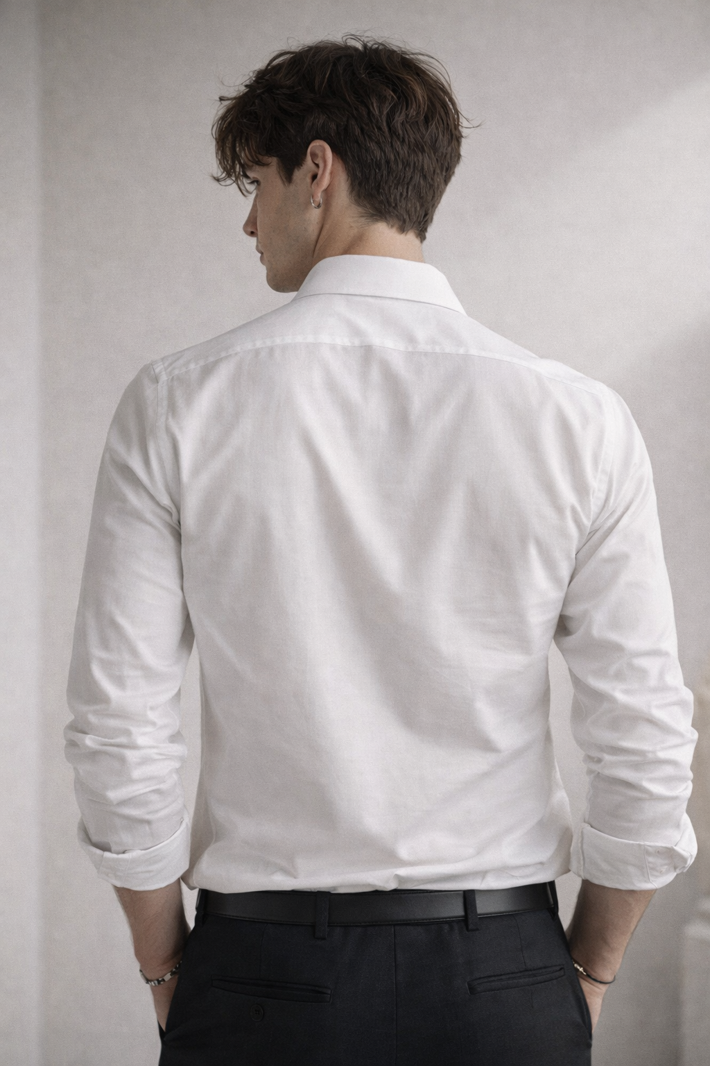 Classic White Premium Formal Shirt - 13
