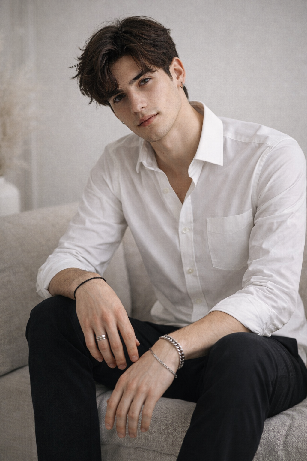 Classic White Premium Formal Shirt - 13