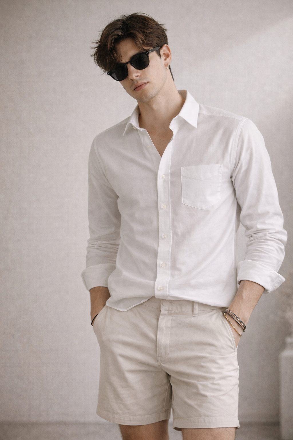 Classic White Premium Formal Shirt - 13