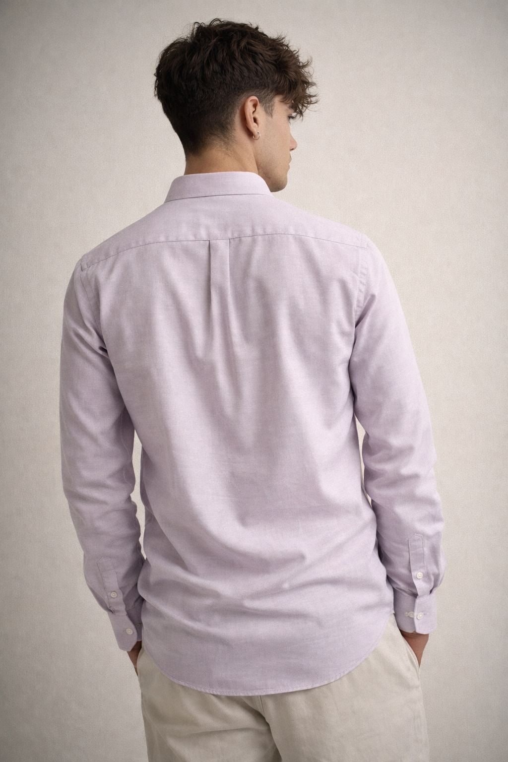 Men’s Premium Soft Lilac Formal Shirt - 19