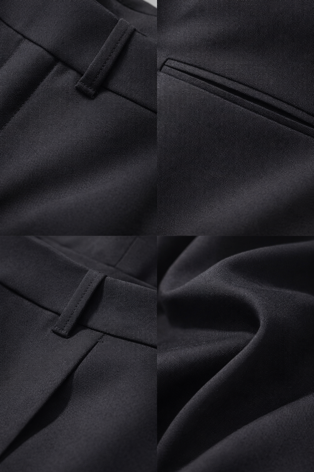 Women's Essential Classic Black Office Pants - 26599