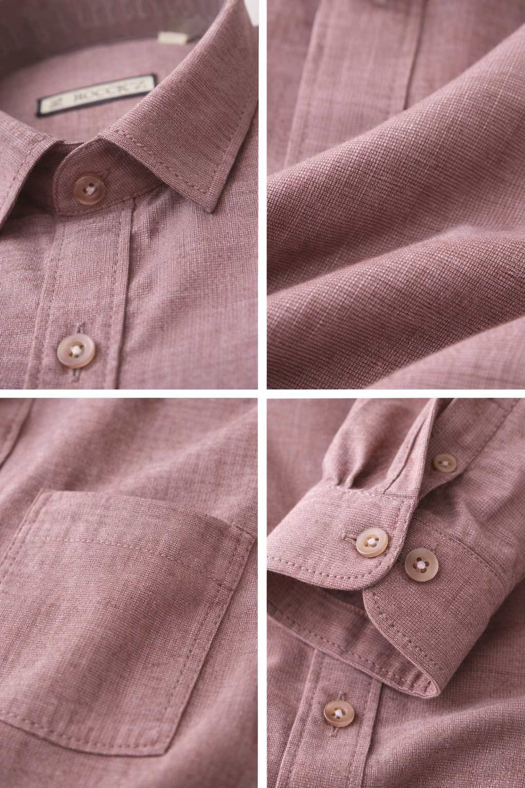 Men’s Premium Textured Cotton Shirt – 124