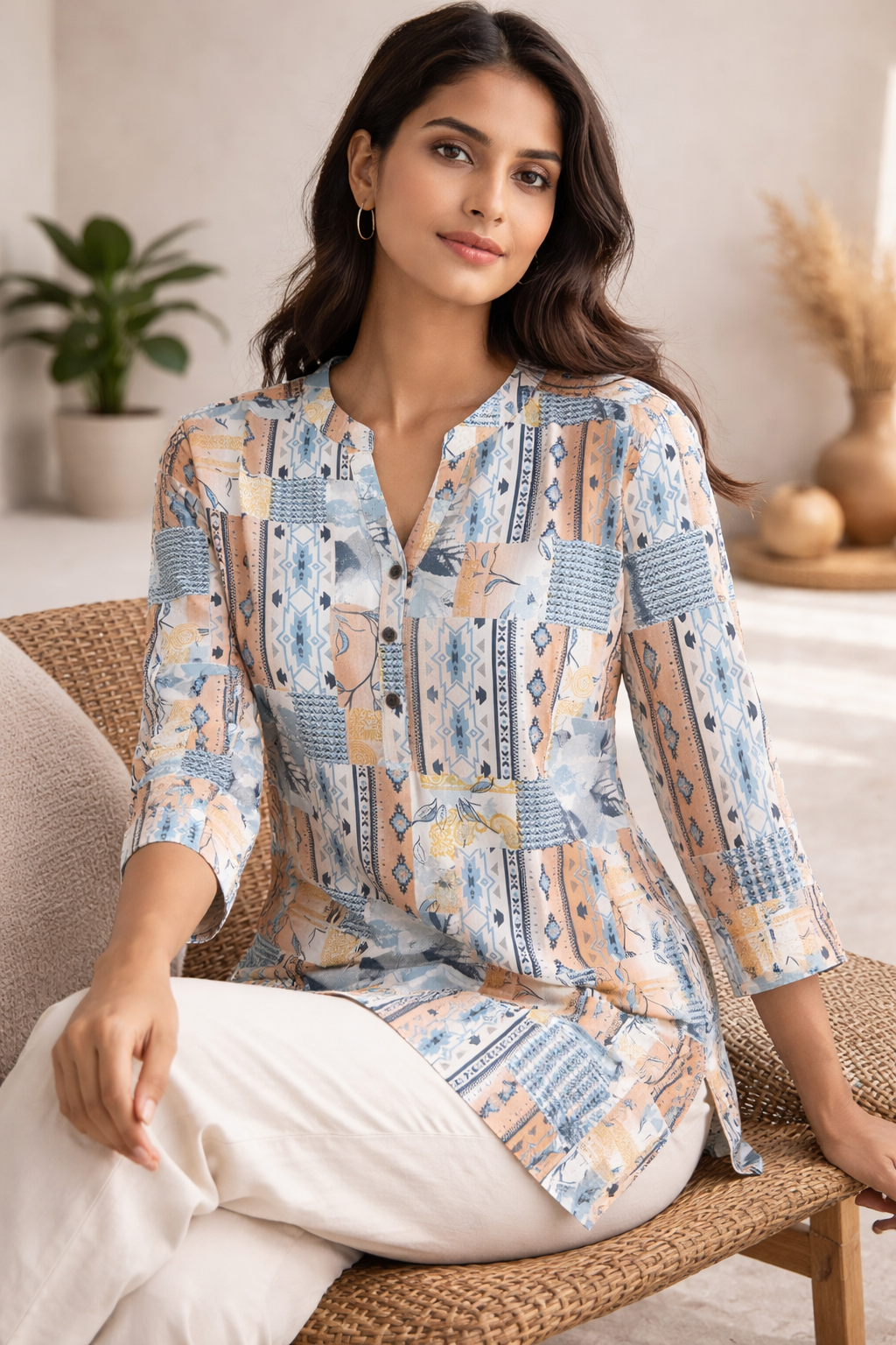 Women’s Floral & Botanical Print Kurti