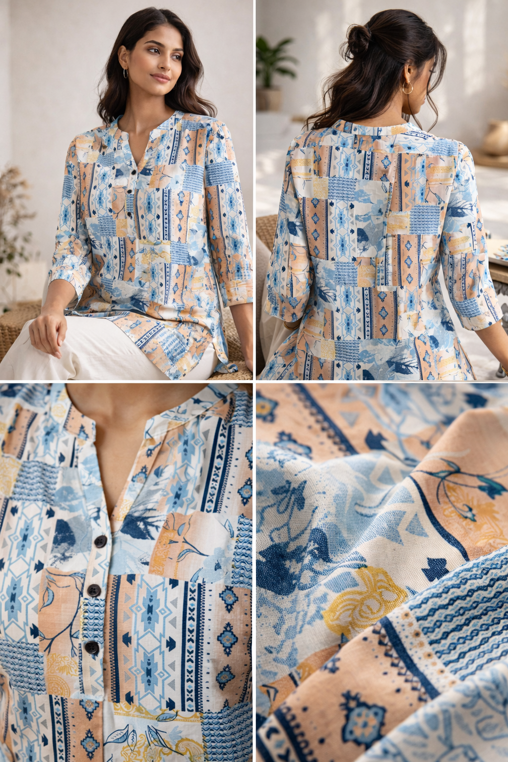Women’s Floral & Botanical Print Kurti