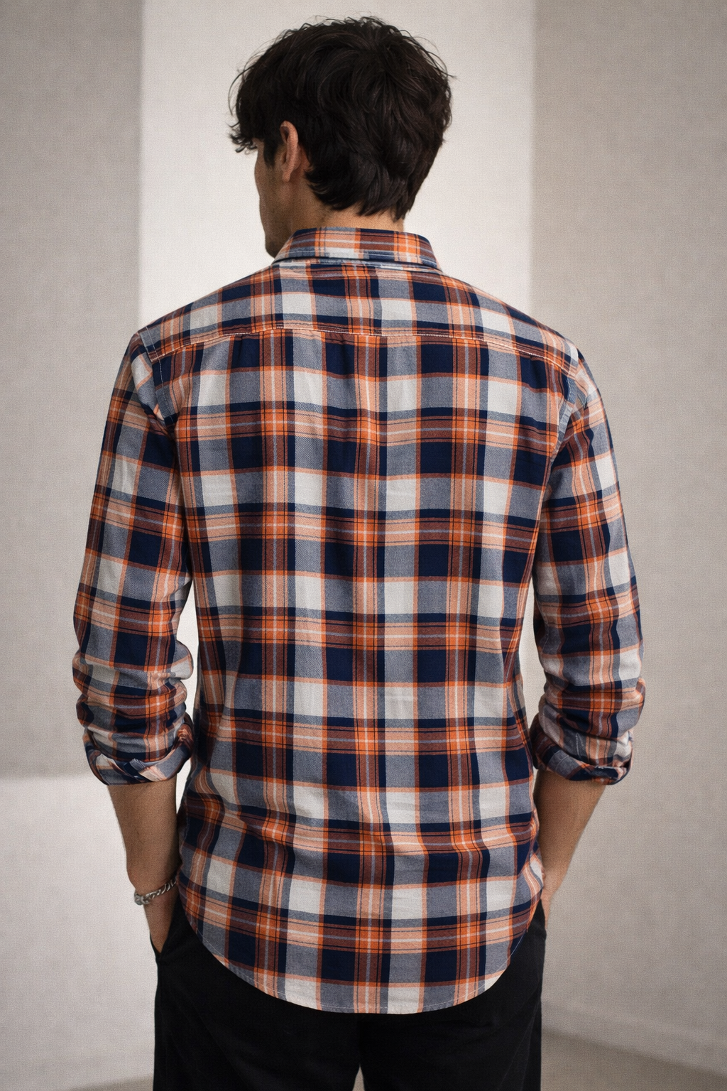Premium Cotton Checkered Shirt  -25233