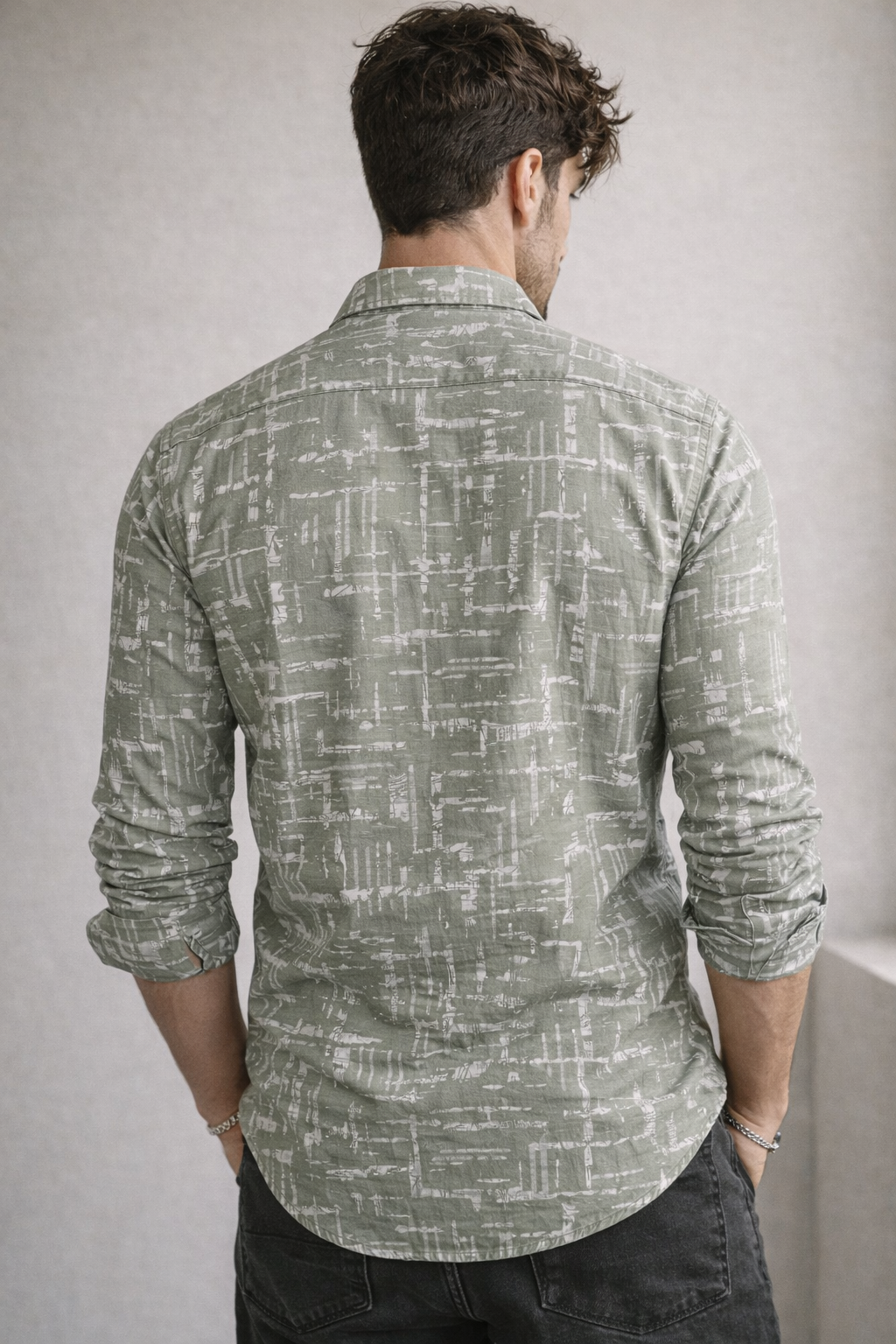 ROCCK’Z Men’s Premium Printed Casual Shirt - 26244