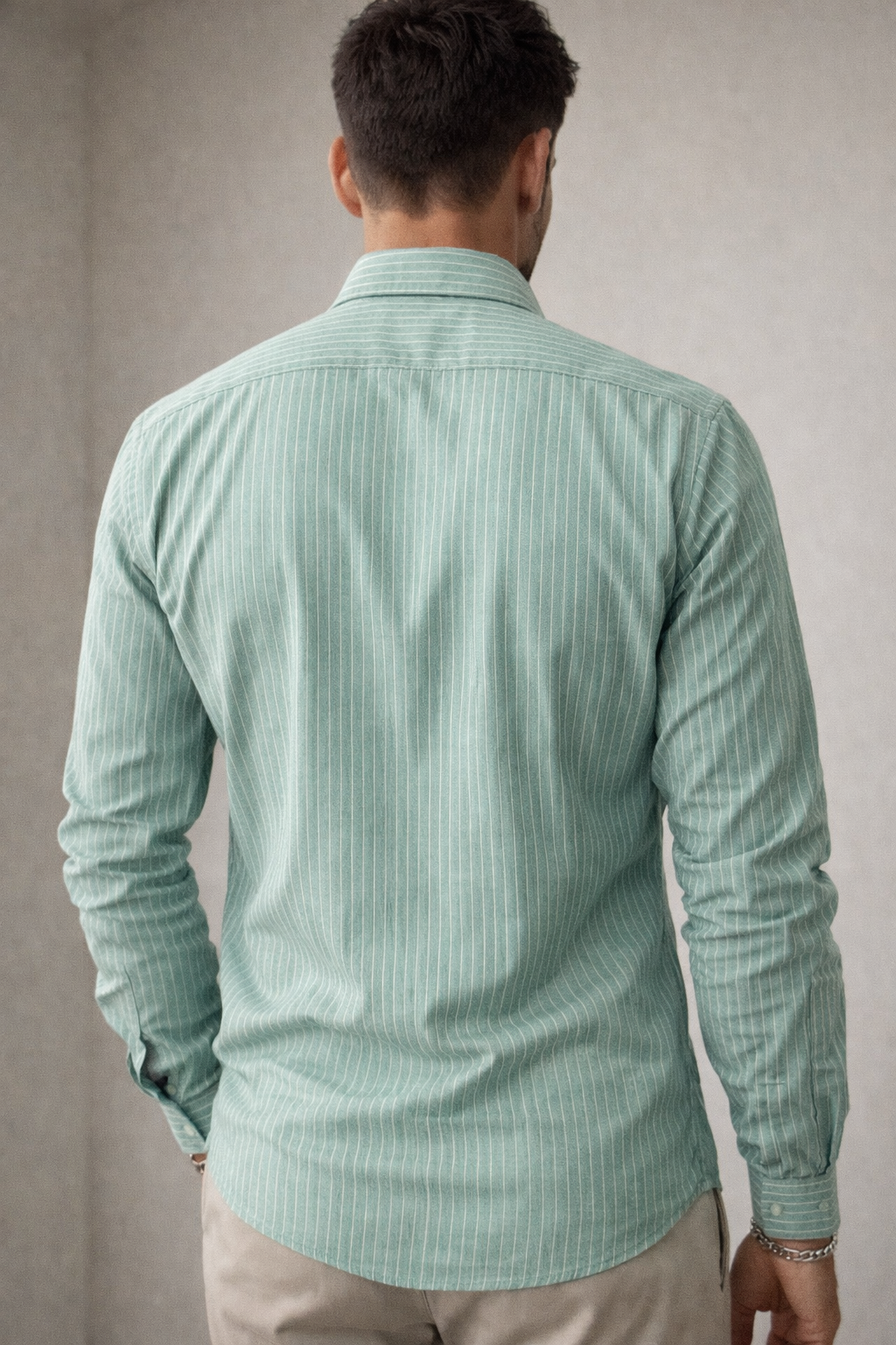 Mens's Striped Formal Shirt - 26322