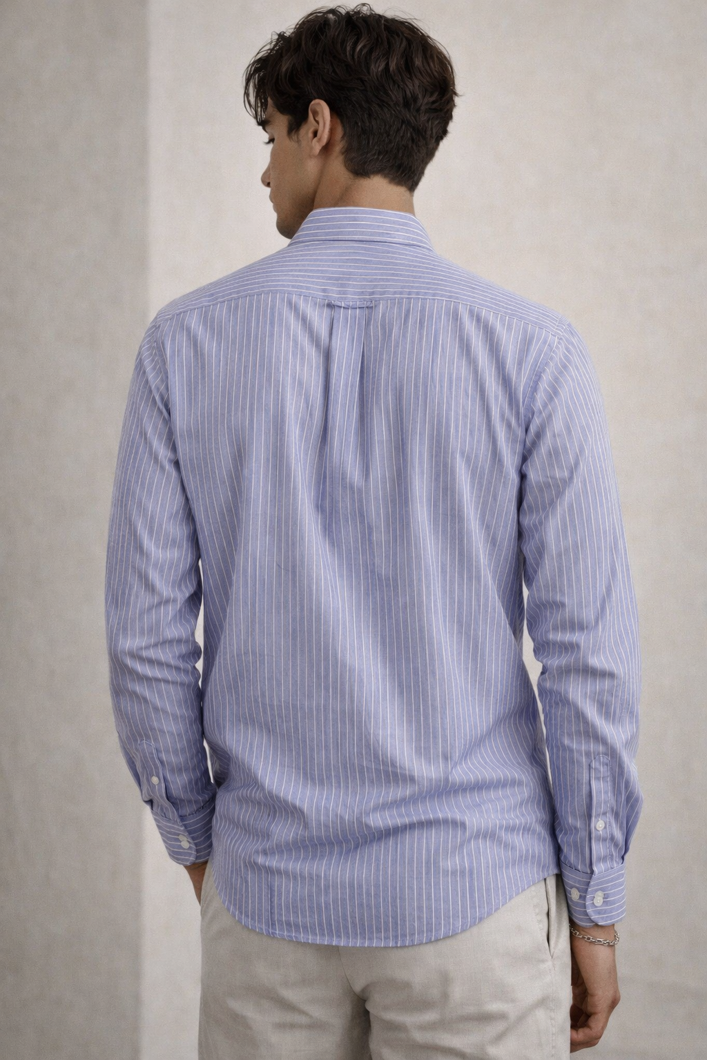 RoccK’z Men’s Purple Striped Formal Shirt - 26325