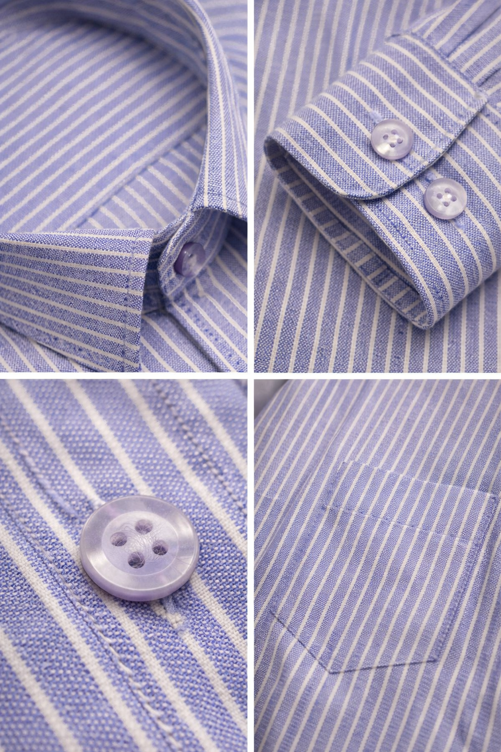 RoccK’z Men’s Purple Striped Formal Shirt - 26325