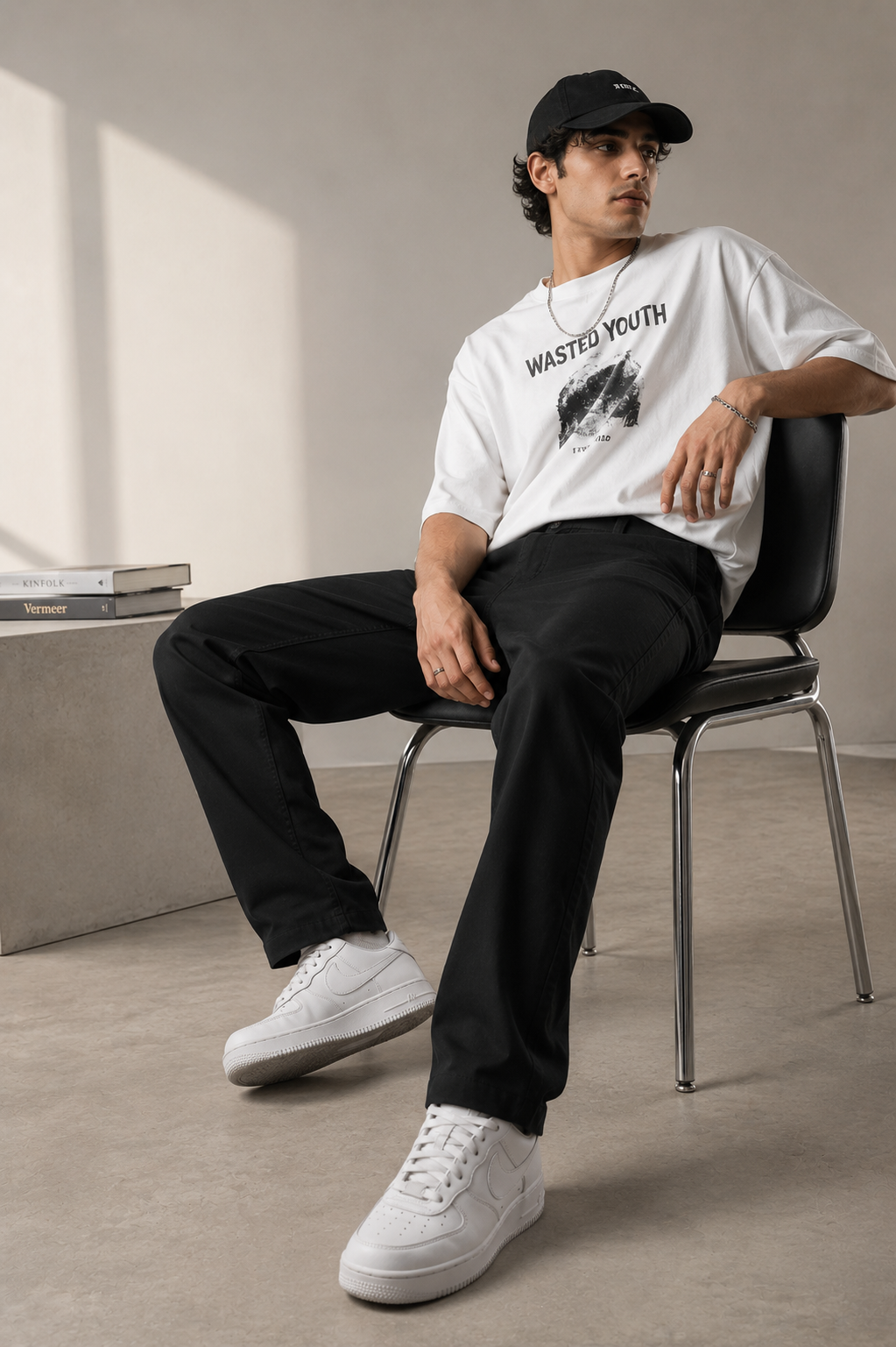 Rocck'z Signature Smart Fit Trousers in Absolute Black - 25499