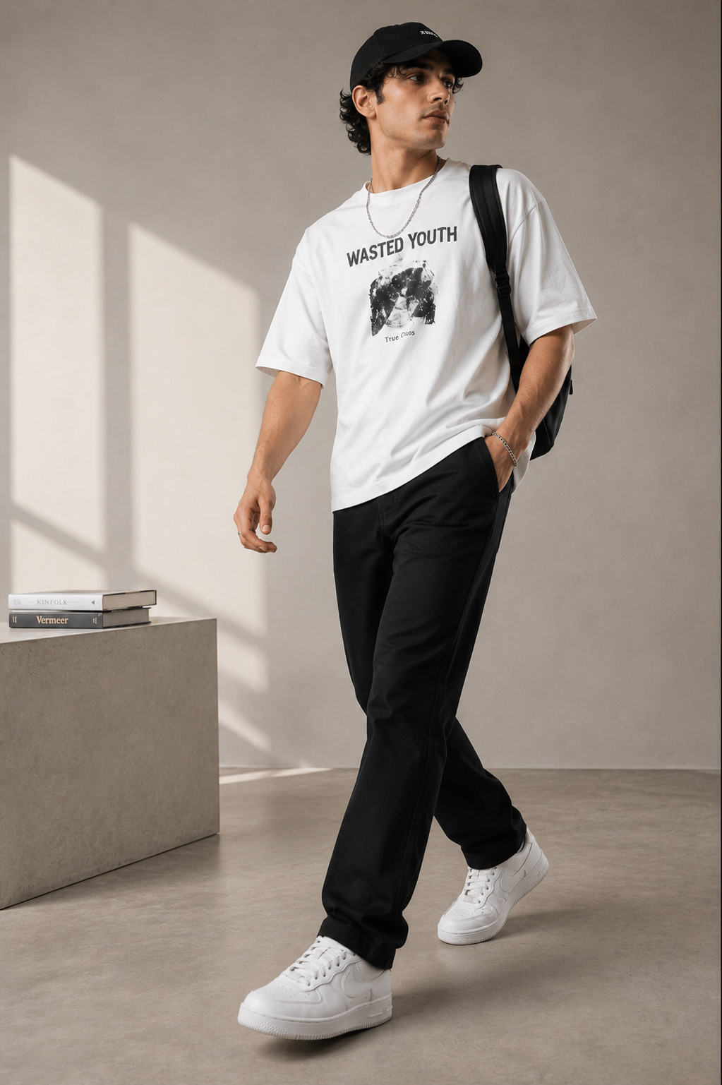 Rocck'z Signature Smart Fit Trousers in Absolute Black - 25499