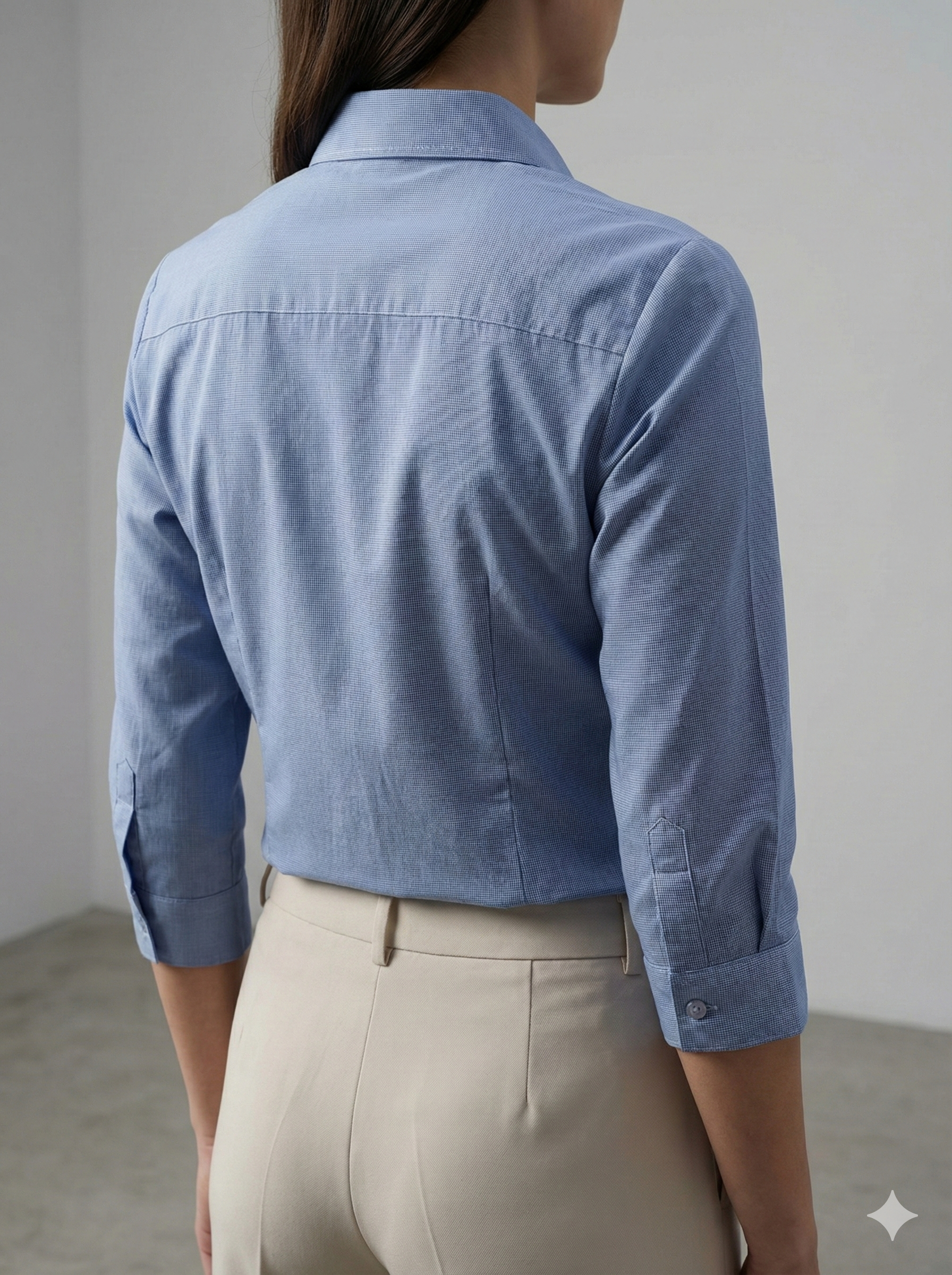 Classic Sky Blue Women’s Formal Shirt - 24397