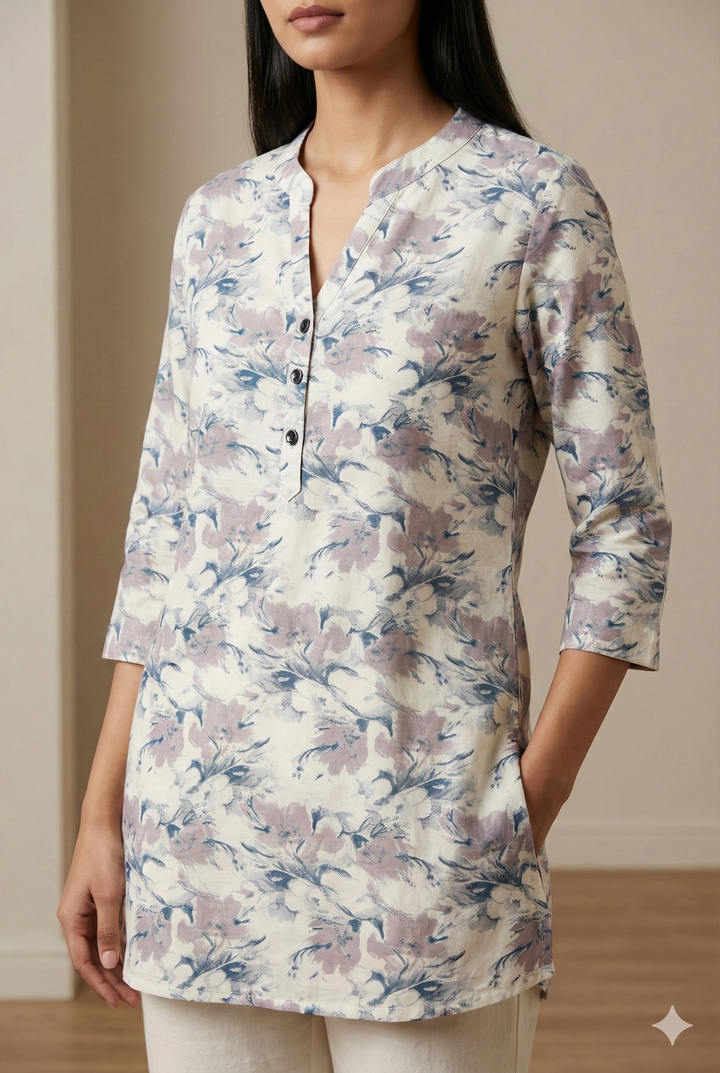 Women’s Soft Floral Printed- 26201