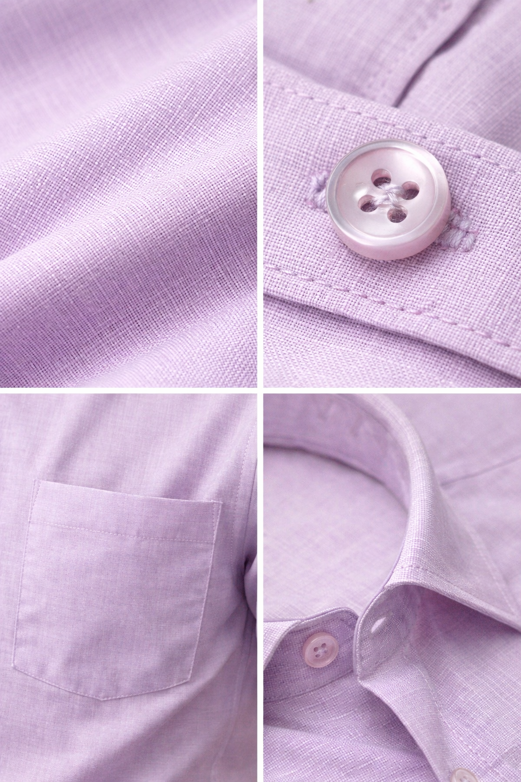 Men's Lavender  Formal Shirt - 19