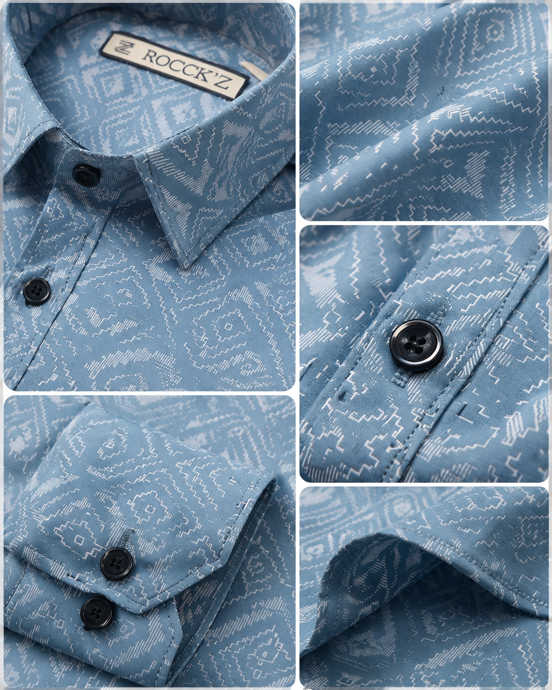 Men’s Premium Cotton Printed Shirt - 26241