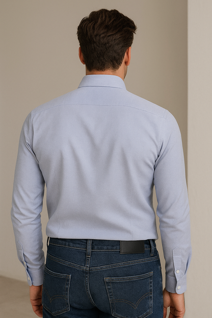 Light Blue Premium PHPL Formal Shirt for Men - 01