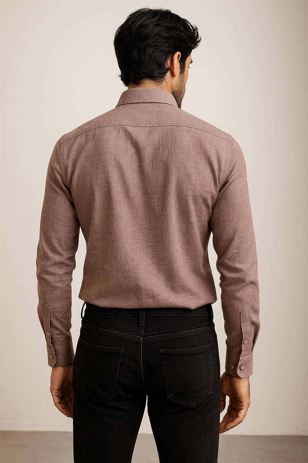 men’s premium textured cotton shirt – 124